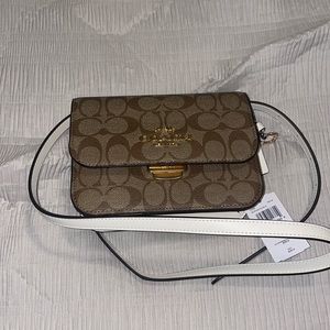 Small brown/tan coach purse- brand new with tags